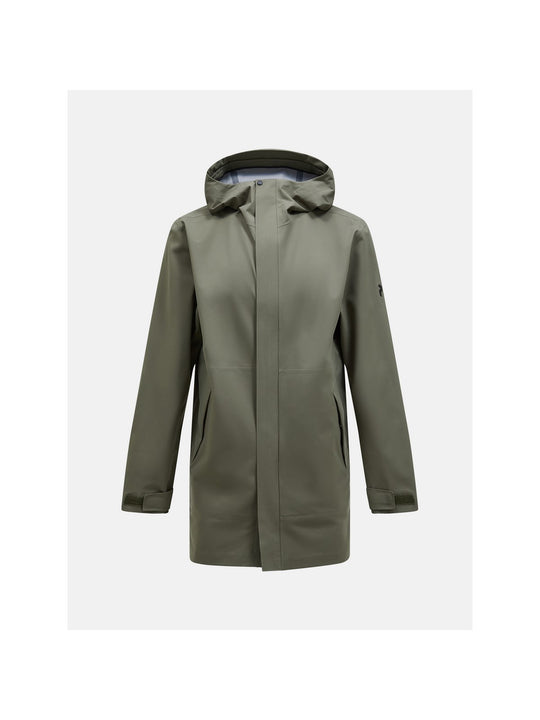 Płaszcz Peak Performance M Cloudburst Coat zielony - Adventure Sports
