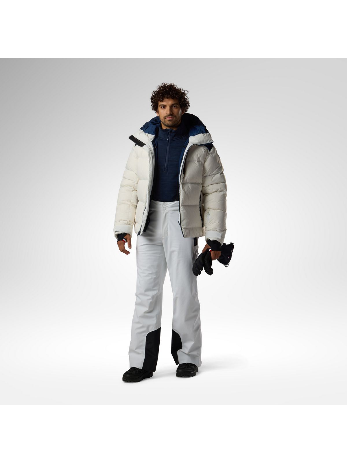Spodnie narciarskie męskie ROSSIGNOL M Snowdazzle Insulated Pant białe