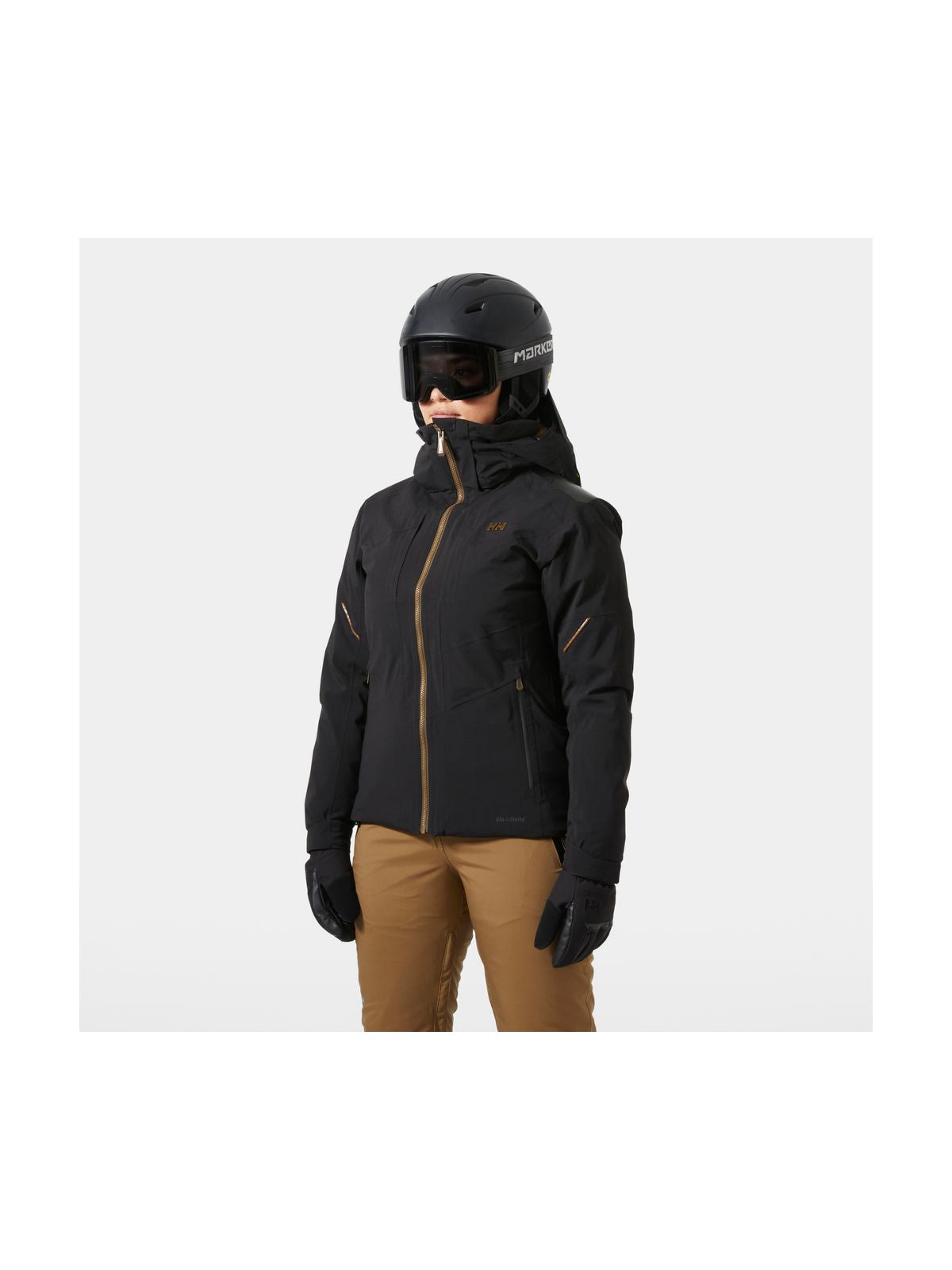 Kurtka narciarska damska HELLY HANSEN W ATLAS INFINITY STRETCH JKT czarna