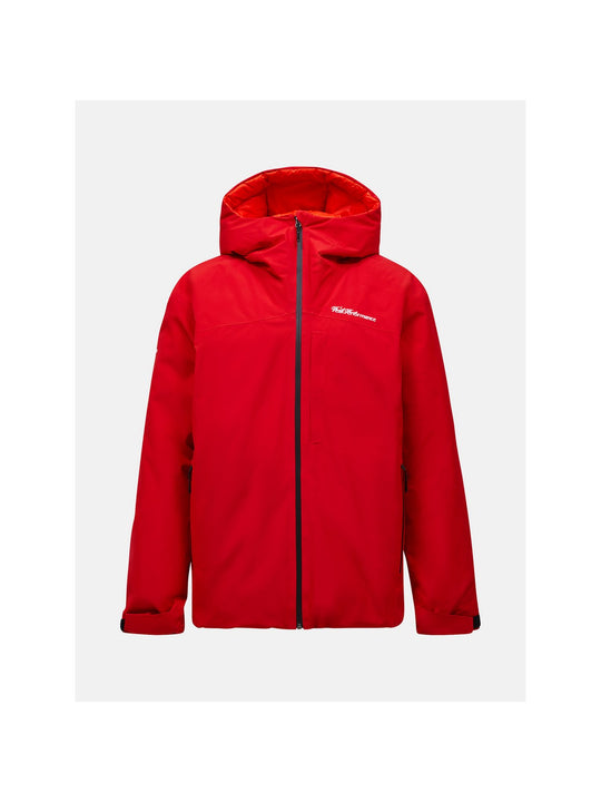 Kurtka narciarska męska PEAK PERFORMANCE 40Y Frost Reversible HIPE 2L Shell Down Jacket czerwona
