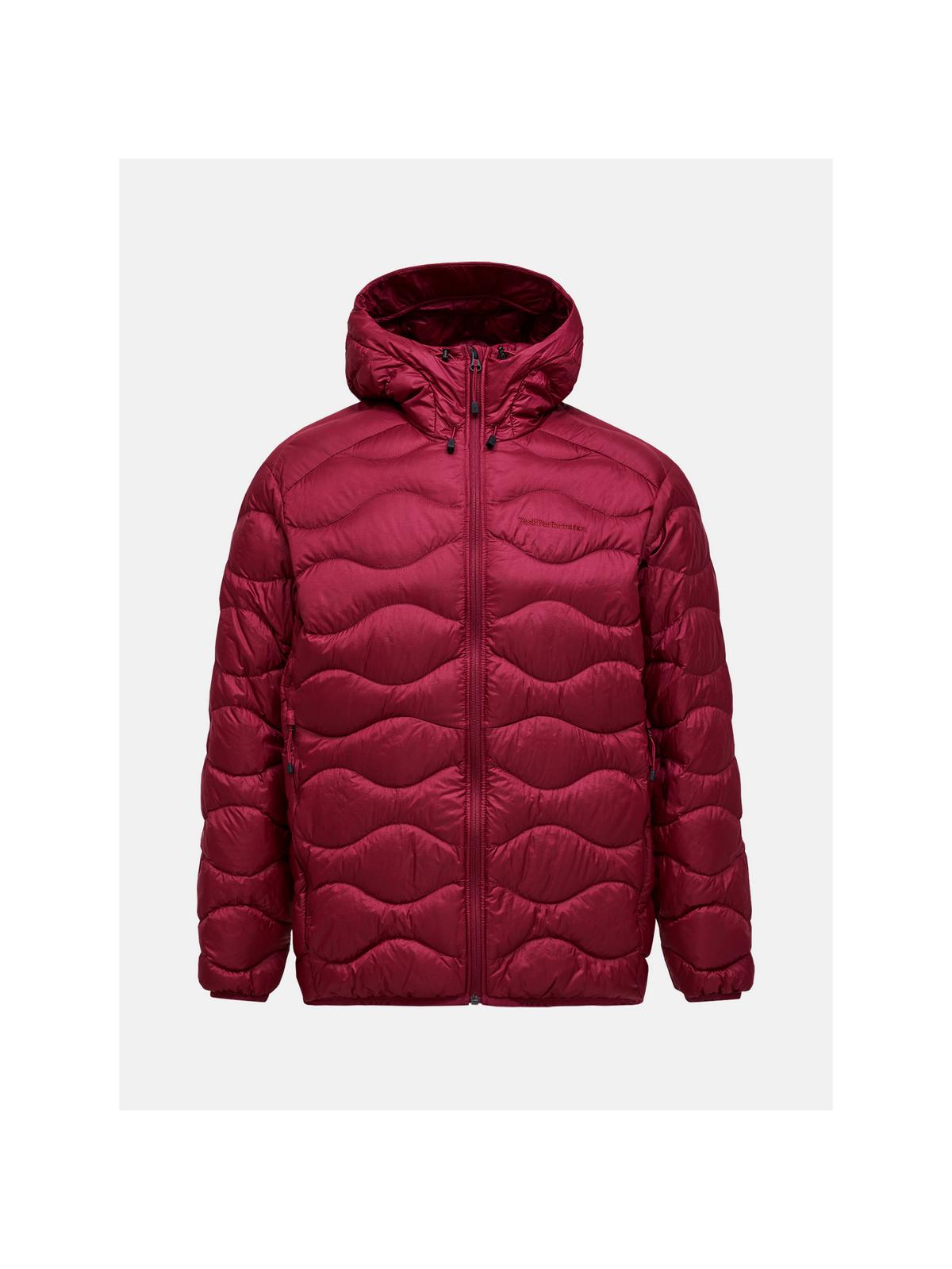 Kurtka PEAK PERFORMANCE Helium Down Hood Jacket Men bordowy