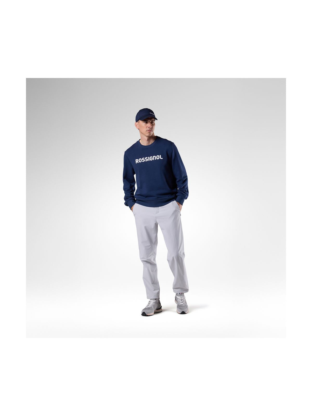 Bluza męska ROSSIGNOL M Logo Cn granatowa
