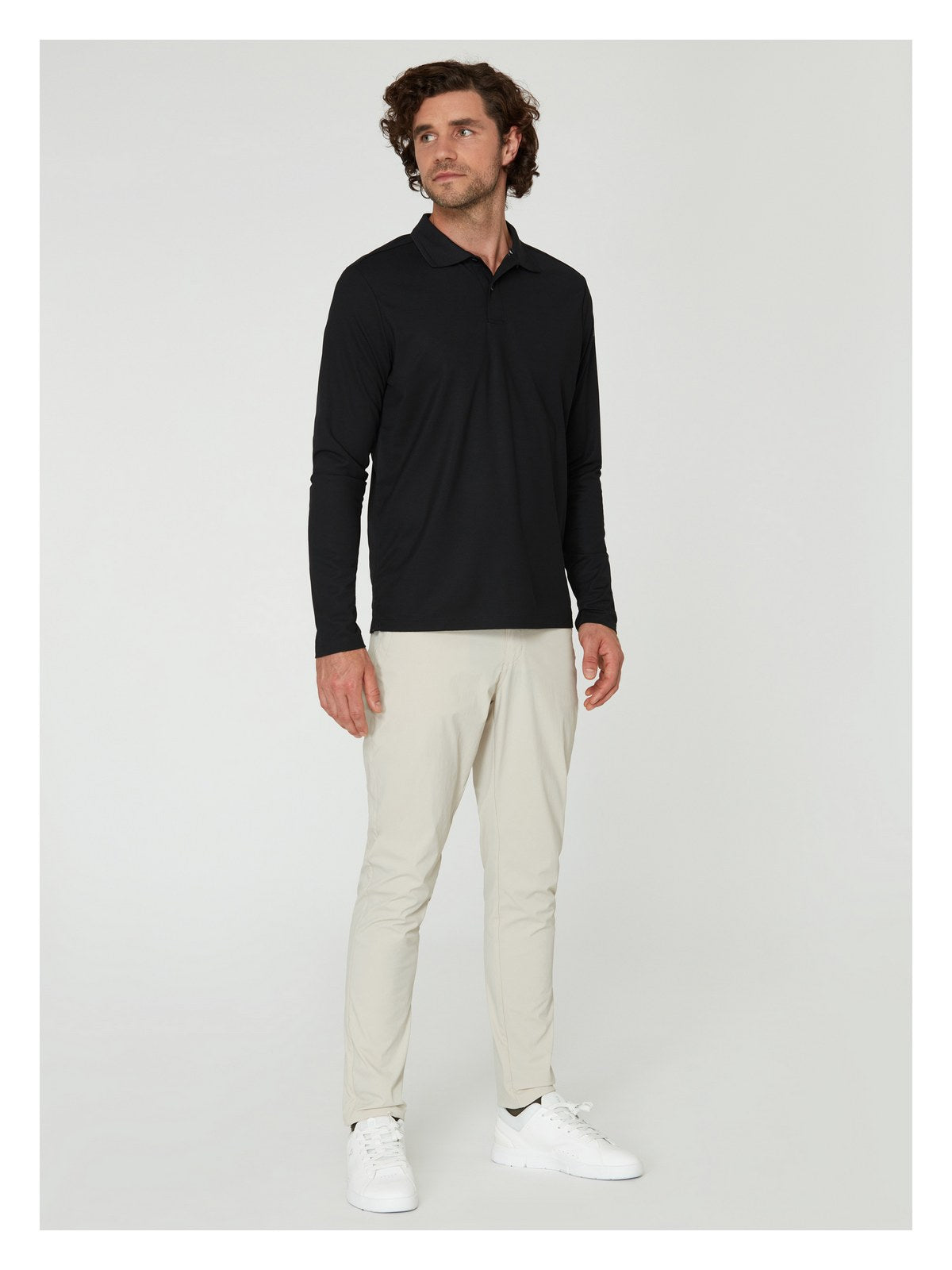 Koszulka męska SAIL RACING M Spray Technical Ls Polo czarna