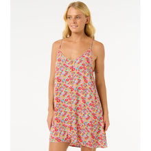 Sukienka RIP CURL Las Dalias Ditsy Cover Up niebieski
