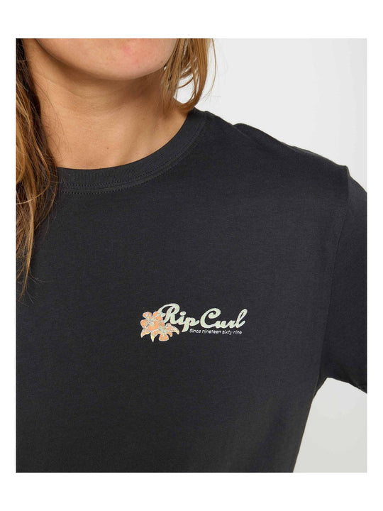 Koszulka RIP CURL WAIKIKI STANDARD TEE czarna
