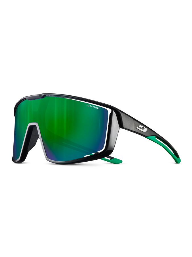 Okulary rowerowe JULBO FURY - czarny/zielony | Spectron Cat 3