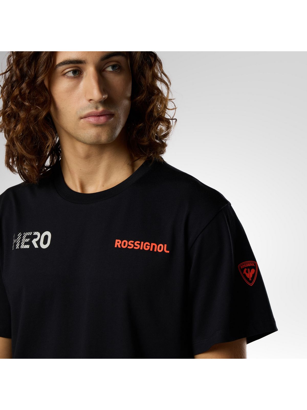 Koszulka męska ROSSIGNOL M Hero Tee czarna