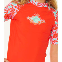 Kostium dziewczęcy RIP CURL Sunshine Squad 3P Set-Girl czerwony
