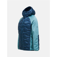 Kurtka PEAK PERFORMANCE Helium Down Hybrid Hood Men niebieski
