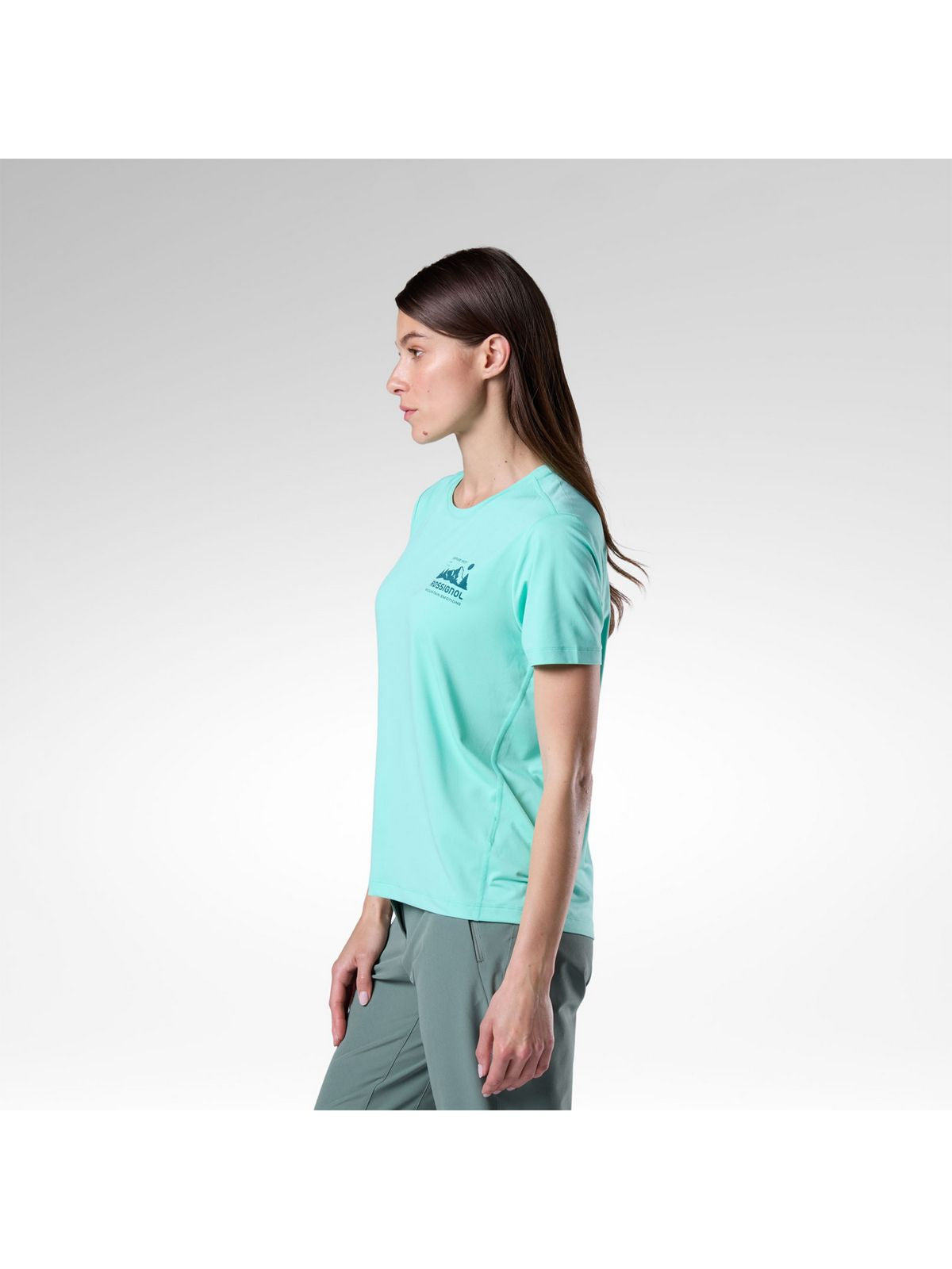 Koszulka damska Rossignol W Graphic Active Tee zielona
