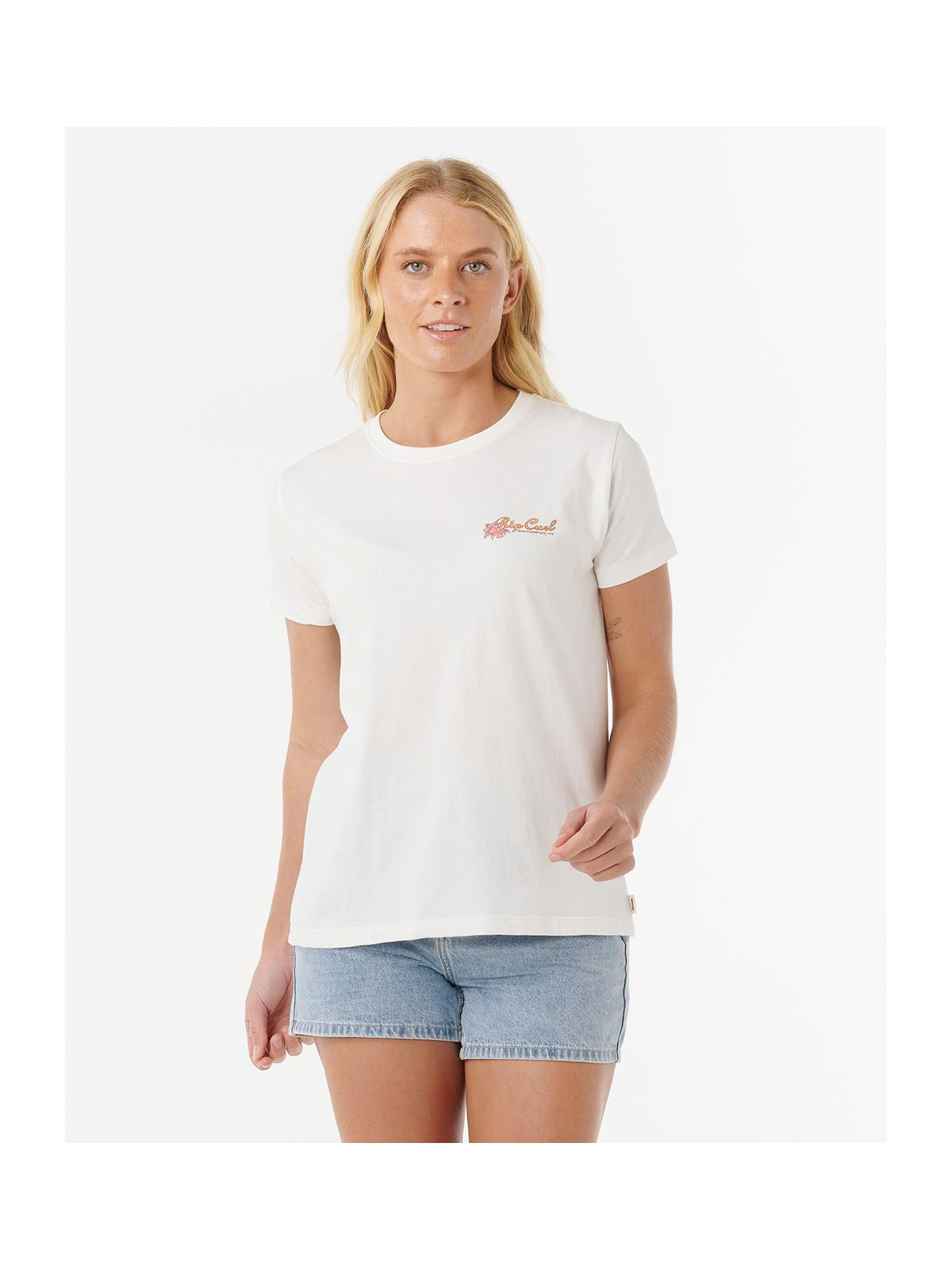 Koszulka RIP CURL WAIKIKI STANDARD TEE beżowa