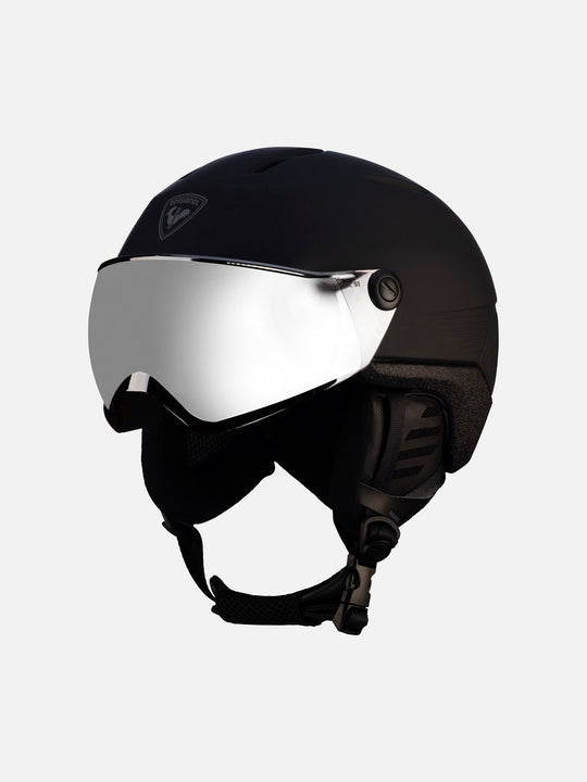Kask narciarski ROSSIGNOL Fit Visor Impacts Black czarny
