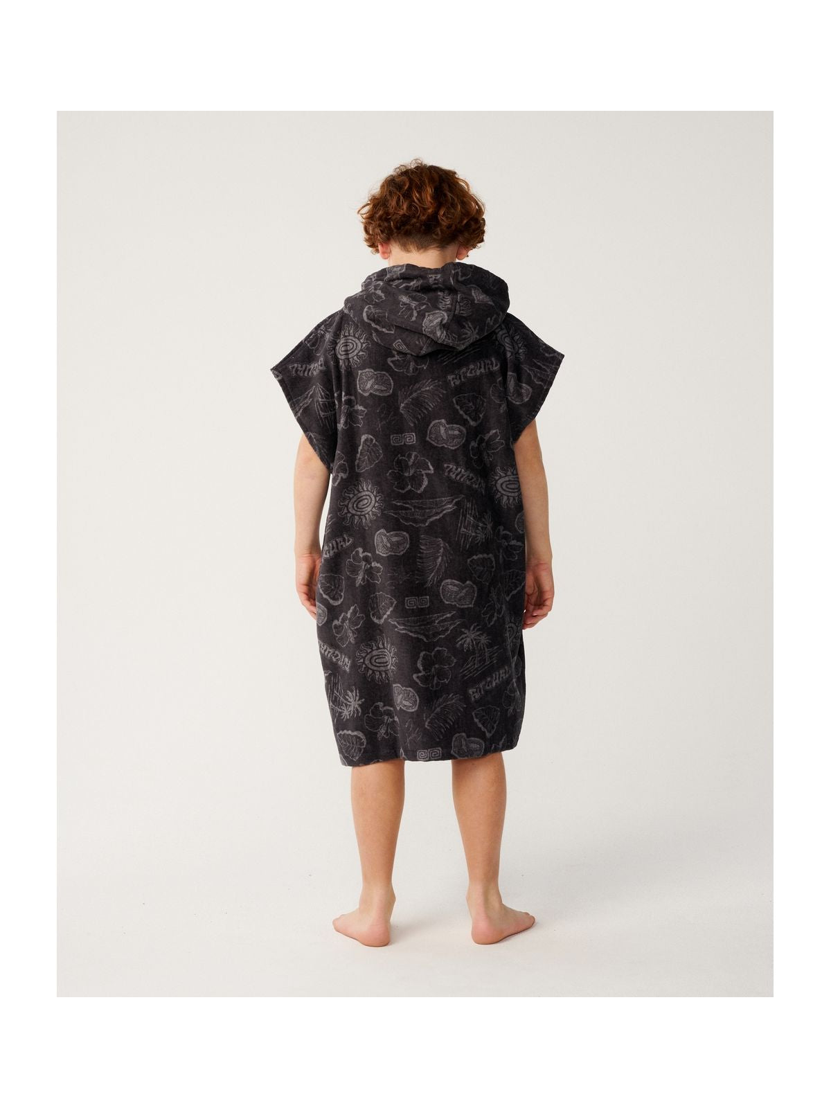 Ponczo męskie RIP CURL Sessions Hooded Towel - Boy czarne