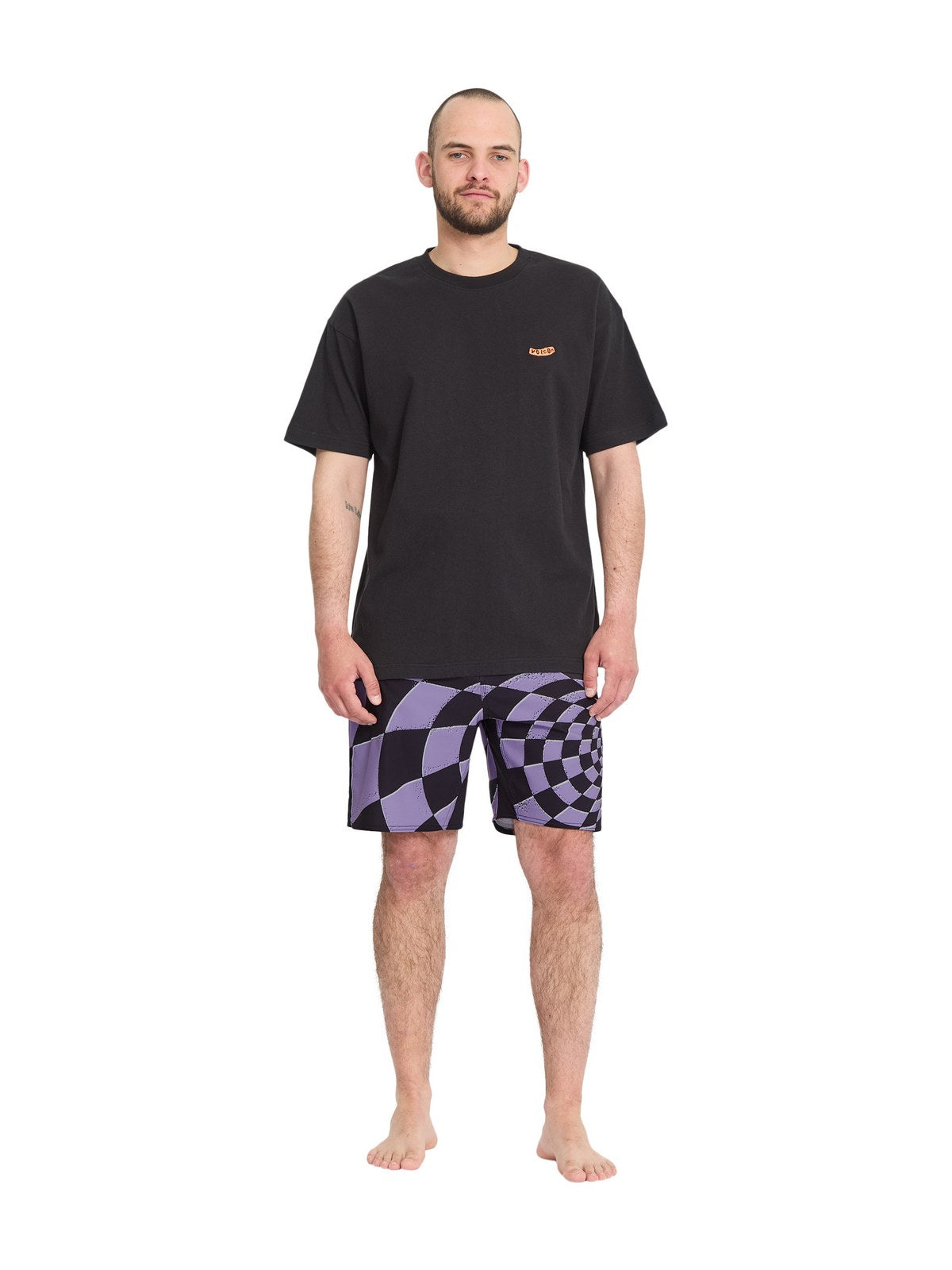 Boardshorty VOLCOM Spiral Stn Mod 19 fioletowy