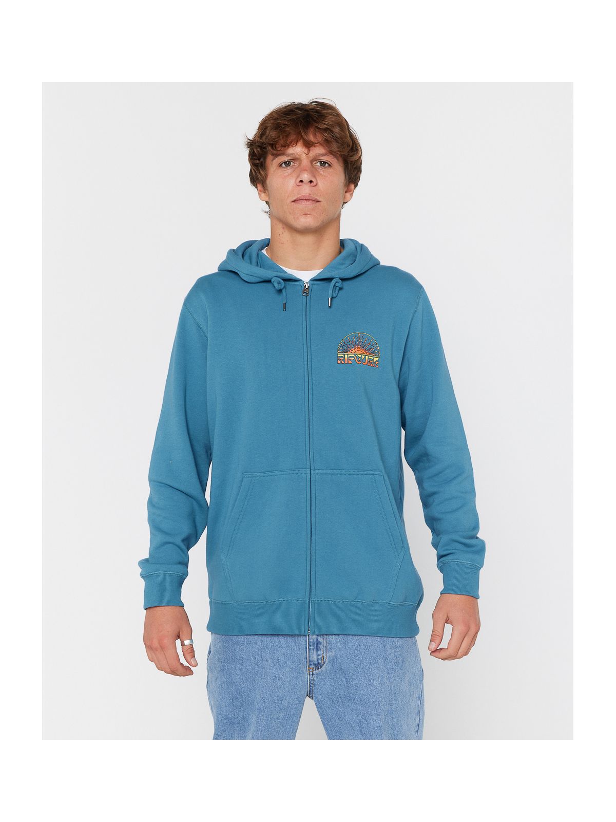Bluza RIP CURL GRATEFUL SHRED ZIP HOOD niebieska
