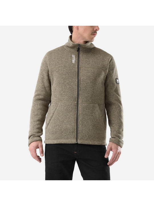 Bluza męska MILLET M Chamonix Knitwarm Jkt M beżowa
