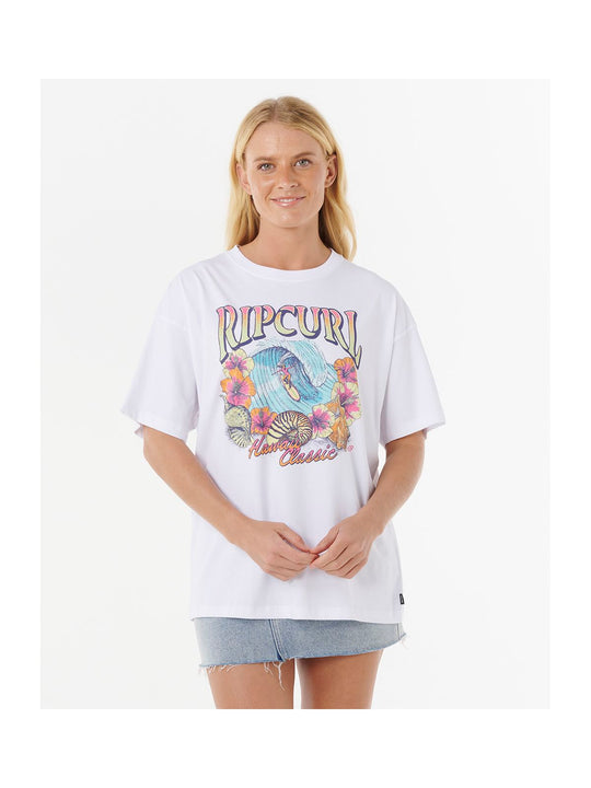 Koszulka RIP CURL HAWAII CLASSIC HERITAGE TEE biała
