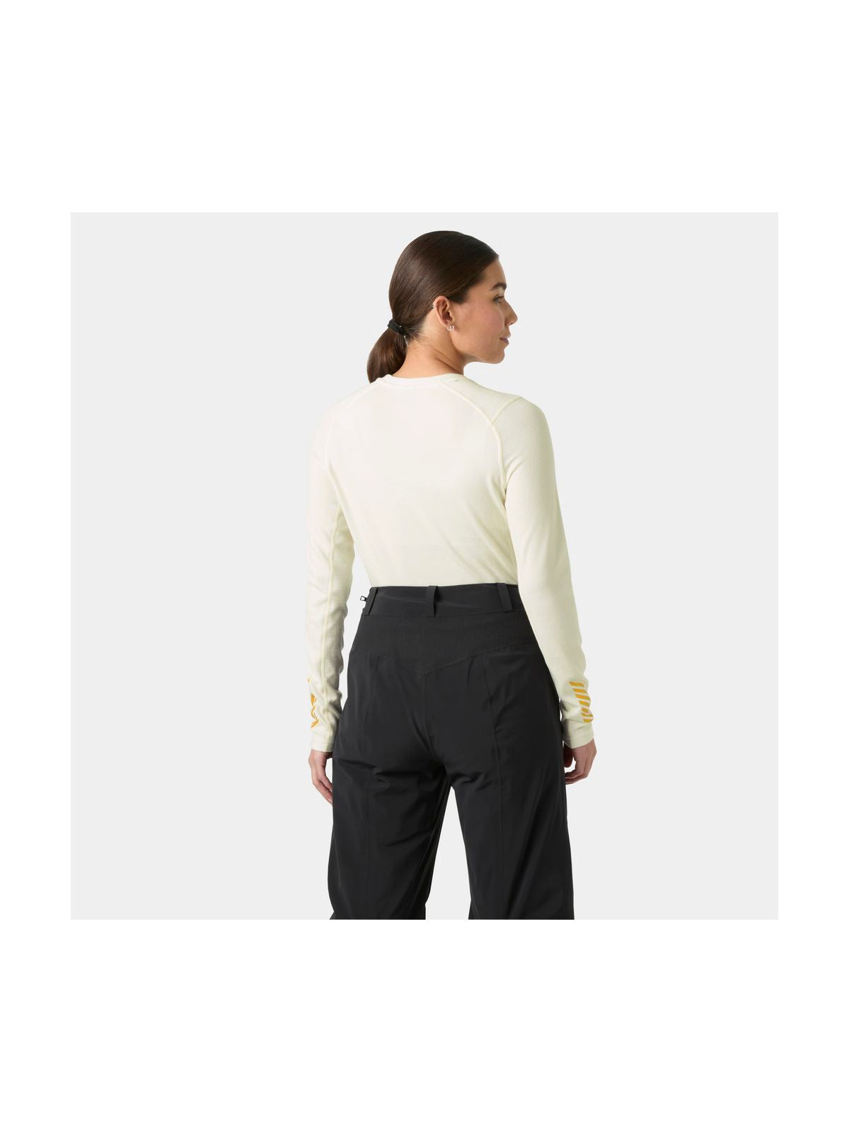 Bielizna termiczna damska HELLY HANSEN W LIFA MERINO MIDW GRA CREW biała