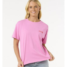 Koszulka RIP CURL Ocean Tech Relaxed Tee różowy
