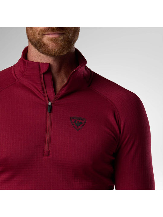 Bluza męska ROSSIGNOL Blackside Fleece Hz bordowa
