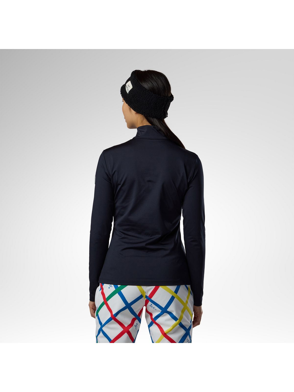 Bluza damska ROSSIGNOL W Jcc Quarter Zip First Layer czarna