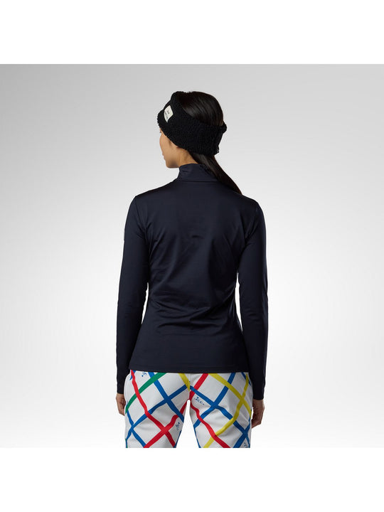 Bluza damska ROSSIGNOL W Jcc Quarter Zip First Layer czarna
