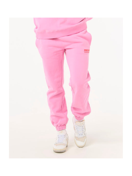 Spodnie damskie RIP CURL Surf Puff Track Pant różowe
