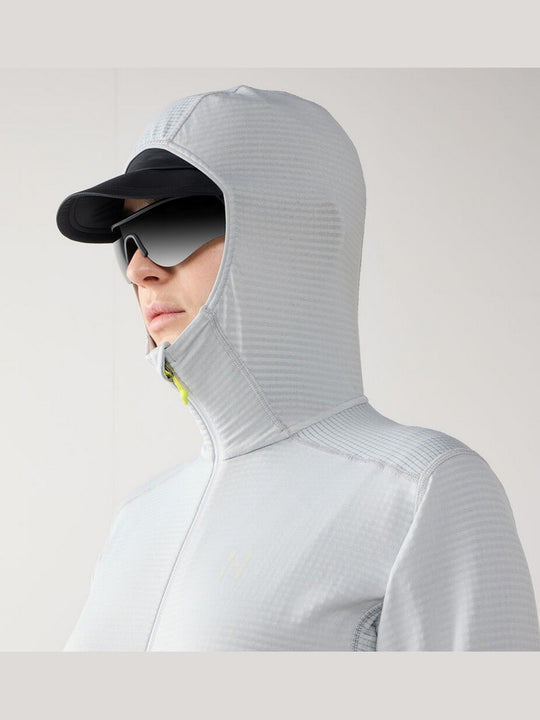 Bluza techniczna z kapturem damska HAGLÖFS L.I.M Mid Multi II Hood Stone Grey
