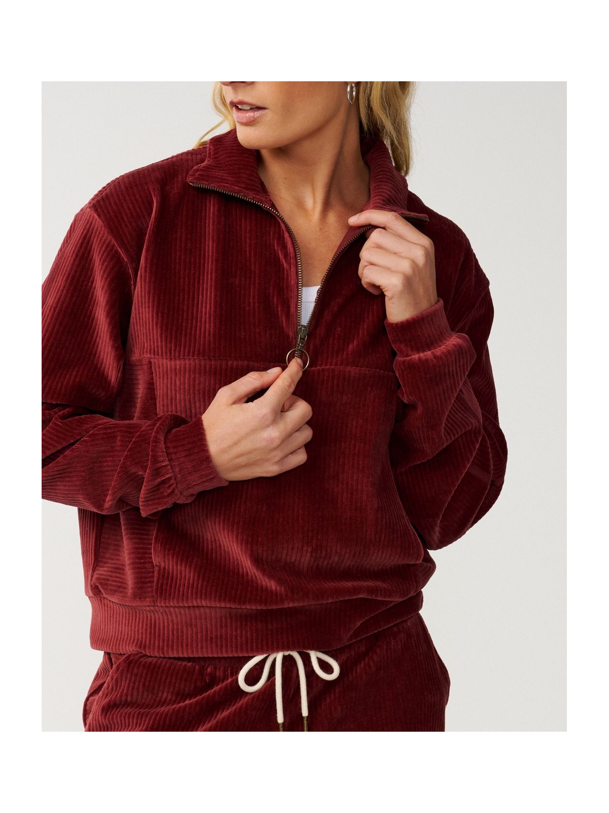 Polar damski RIP CURL Cosy 3/4 Zip fioletowy