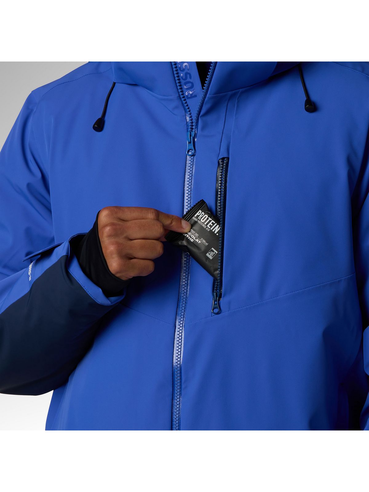 Kurtka narciarska męska ROSSIGNOL M 4Ws Blackside Insulated Jack niebieska