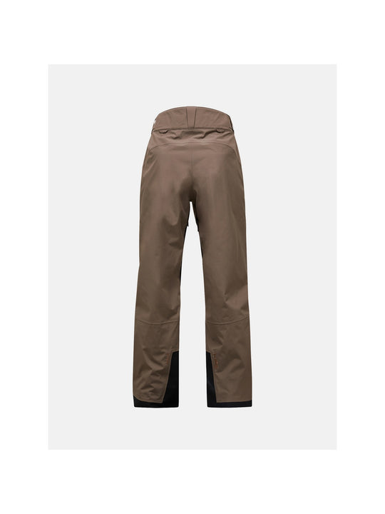 Spodnie narciarskie damskie PEAK PERFORMANCE Vertec HIPE 3L Shell Pants brązowe
