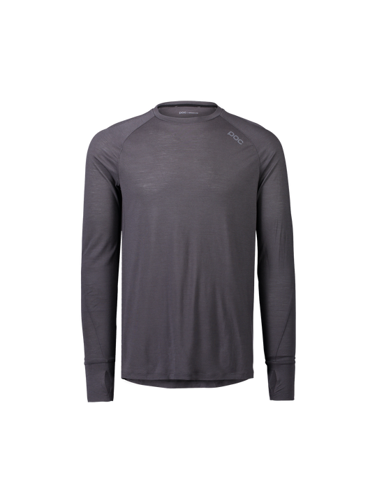Koszulka męska POC M’S LIGHT MERINO Jersey - szary - Adventure Sports
