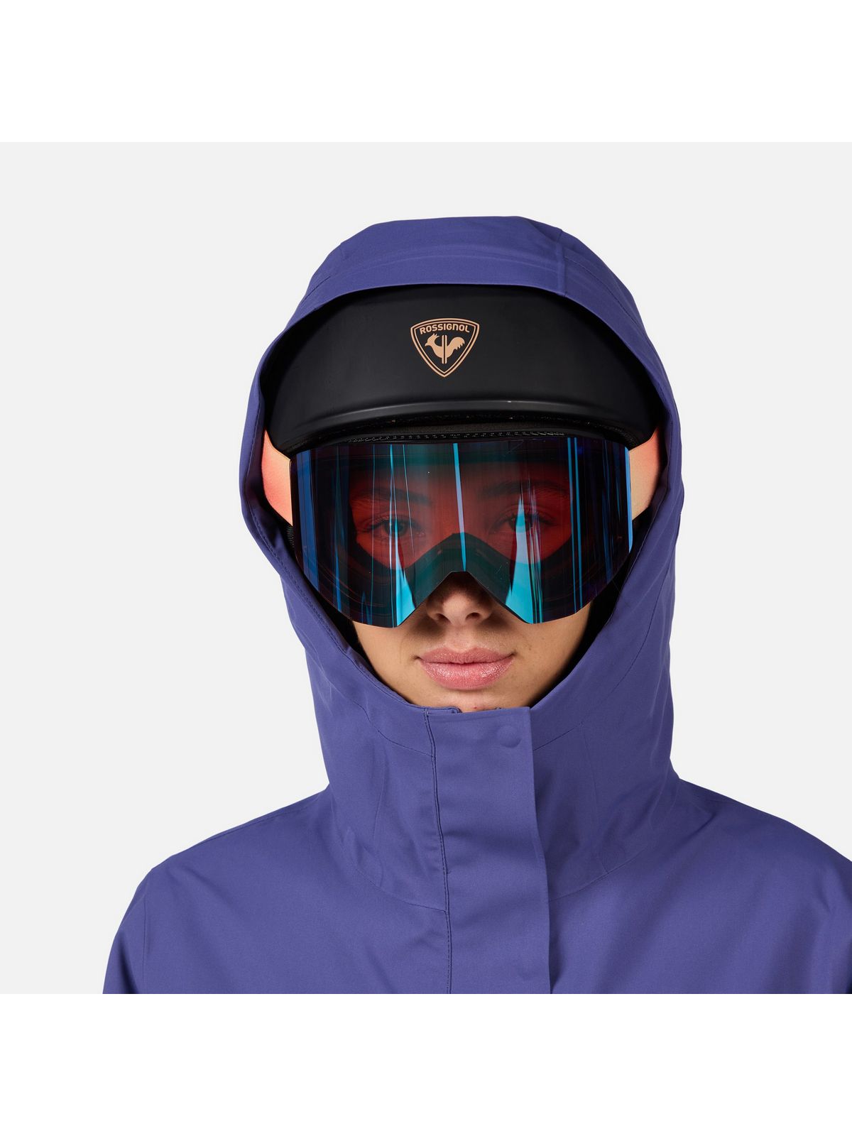 Kurtka narciarska damska ROSSIGNOL W DESAFIO 2L SHELL JKT niebieska