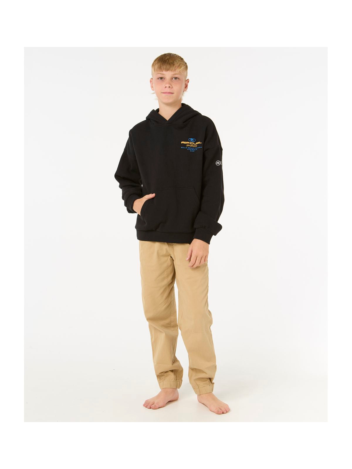 Bluza RIP CURL Rip Curl Pro 25 Hood-Kid czarny - Adventure Sports