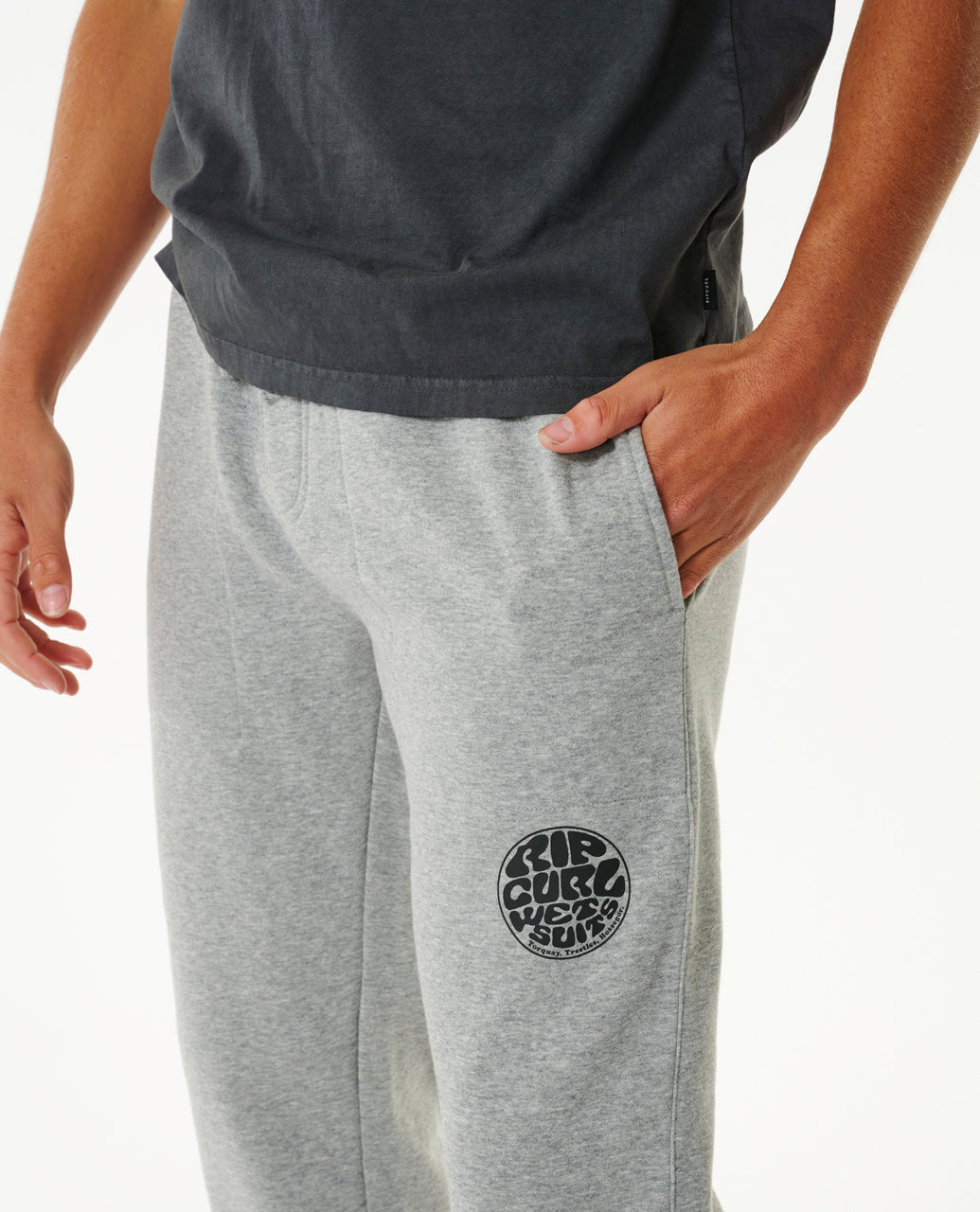 Spodnie Dresowe RIP CURL Icons Of Surf Trackpant szary