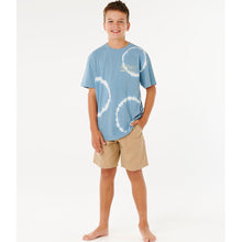 Koszulka chłopięca RIP CURL Pacific Rinse Fin Tee-Boy niebieska
