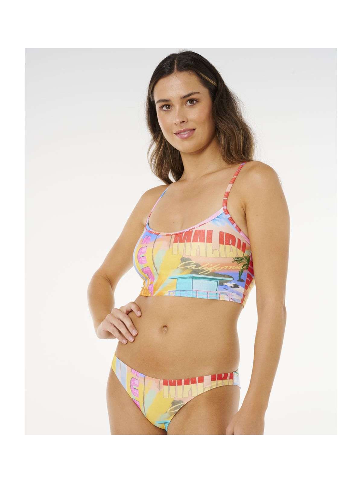 Dół od bikini damski RIP CURL Hotel Malibu Good Pant multikolor
