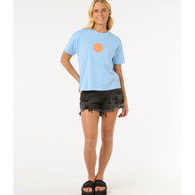Koszulka damska RIP CURL Icons Of Surf Relaxed Tee niebieska
