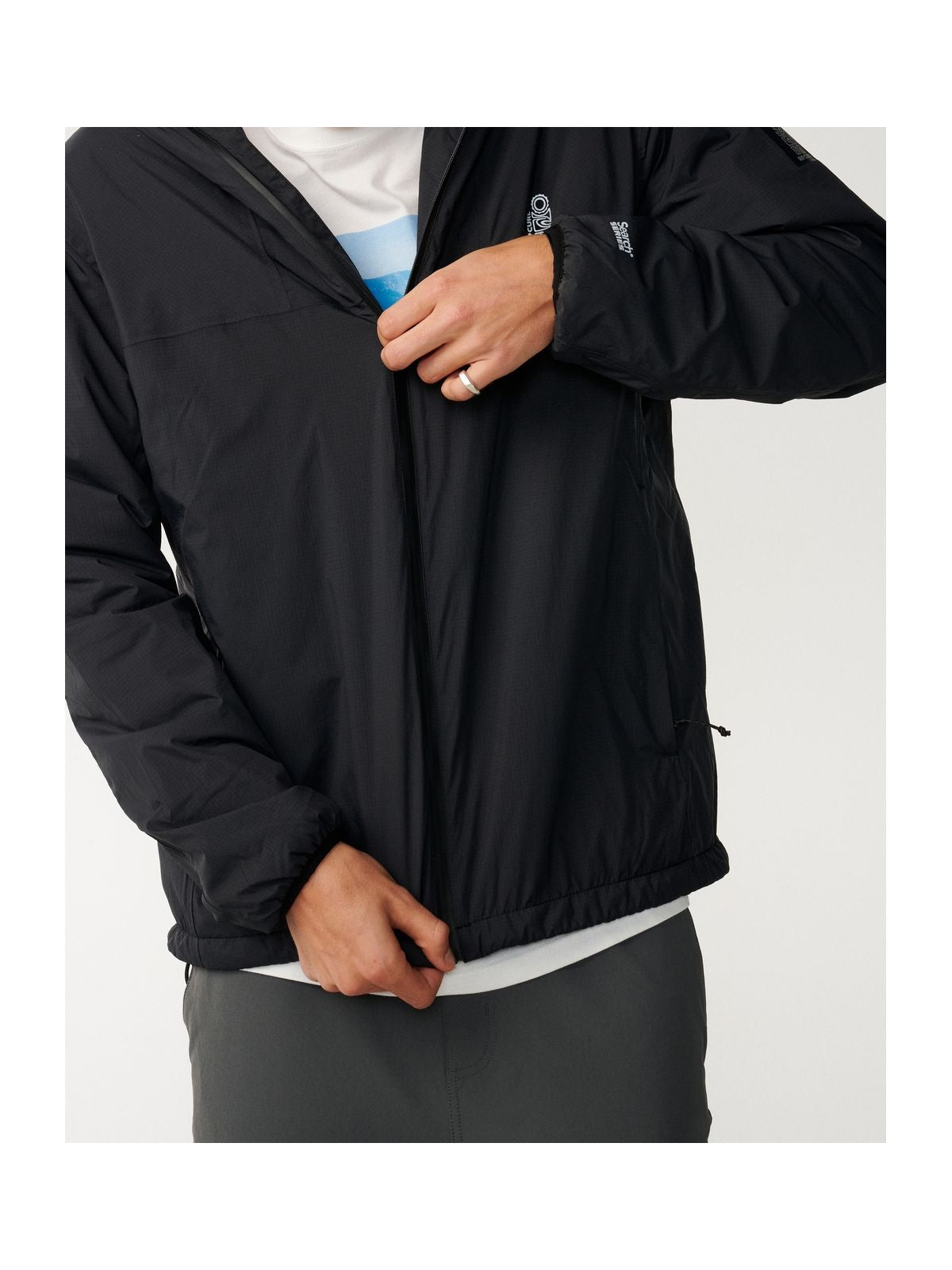 Kurtka męska RIP CURL S-Series Packable Pufferjacket czarna