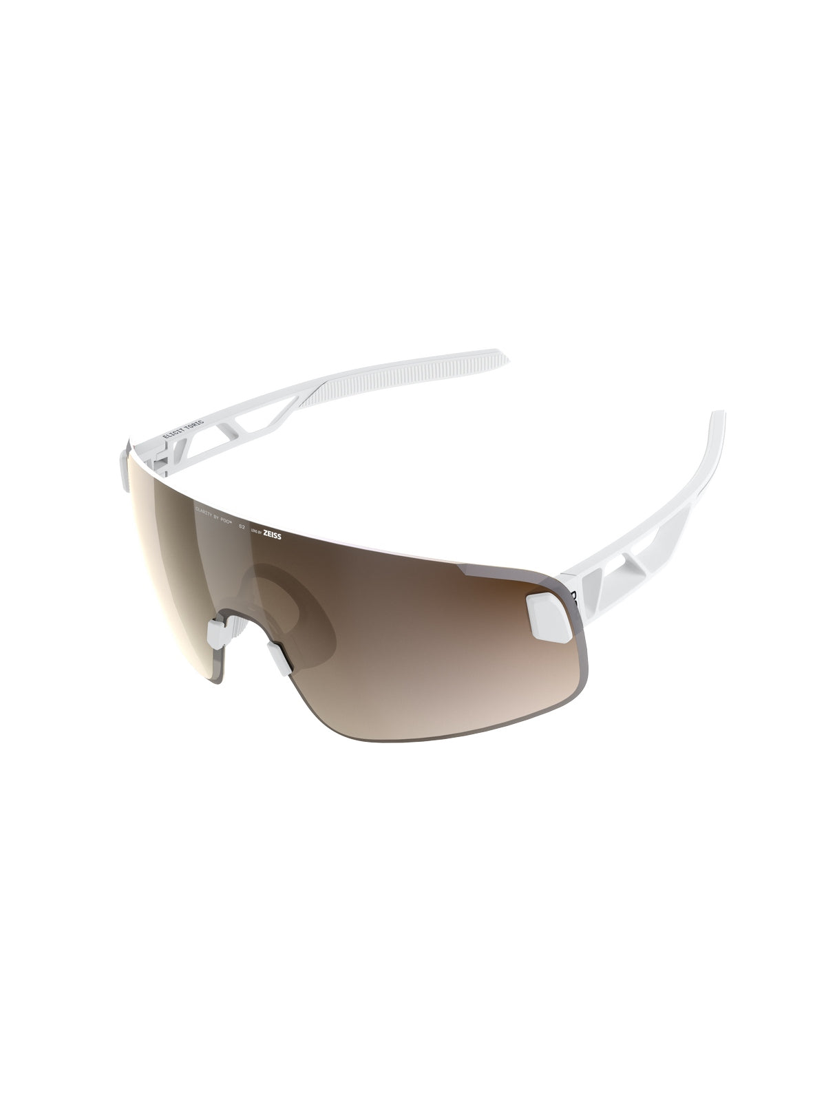 Okulary rowerowe POC Elicit Toric+ biały Clarity Trail /Partly Sunny Silver cat.2