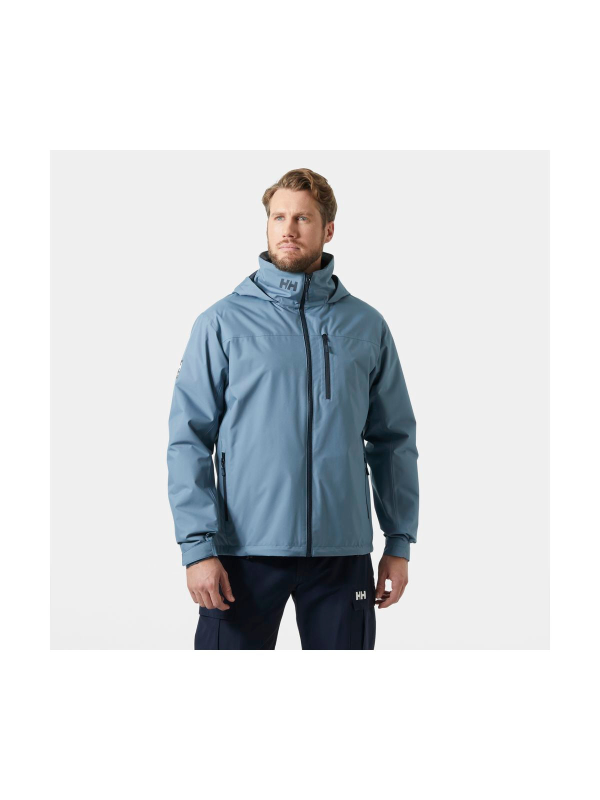 Kurtka żeglarska męska HELLY HANSEN Crew Hooded Midlayer Jacket 2 niebieska