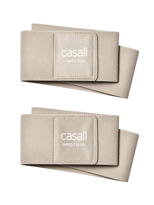 Taśma CASALL Resistance Bands 2-pack kolor piaskowy
