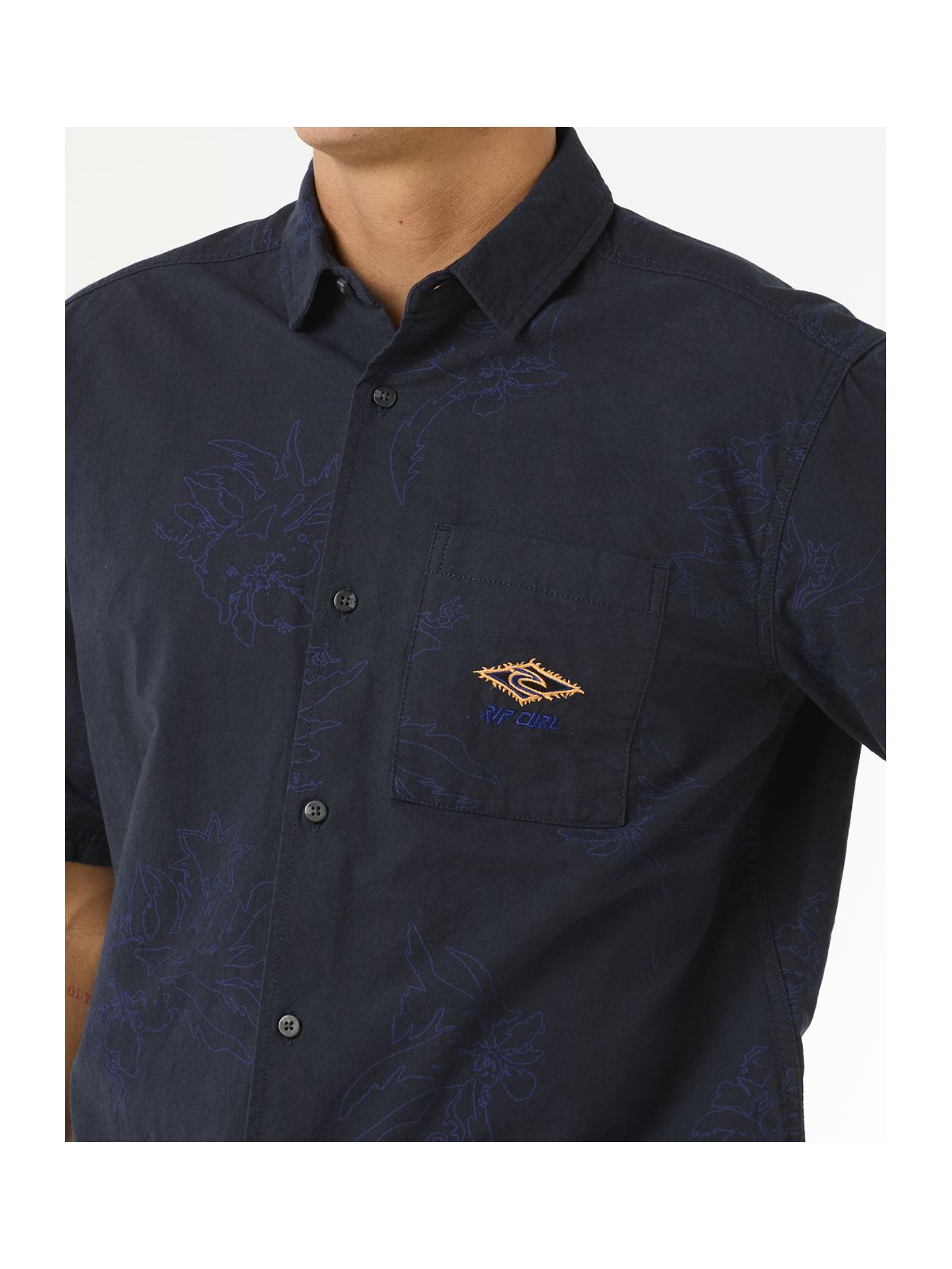 Koszula RIP CURL Raw Energy S/S Shirt czarny