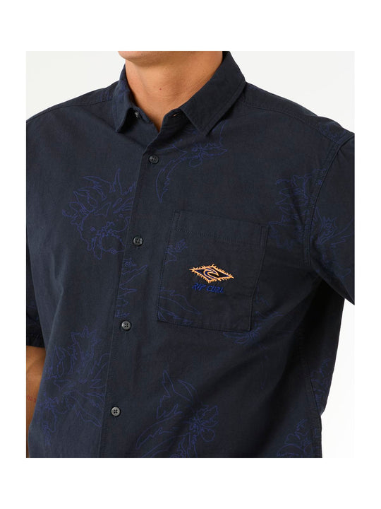 Koszula RIP CURL Raw Energy S/S Shirt czarny
