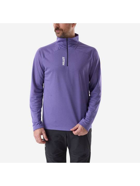 Bluza męska MILLET M Parmelan Light Fleece Po M fioletowa

