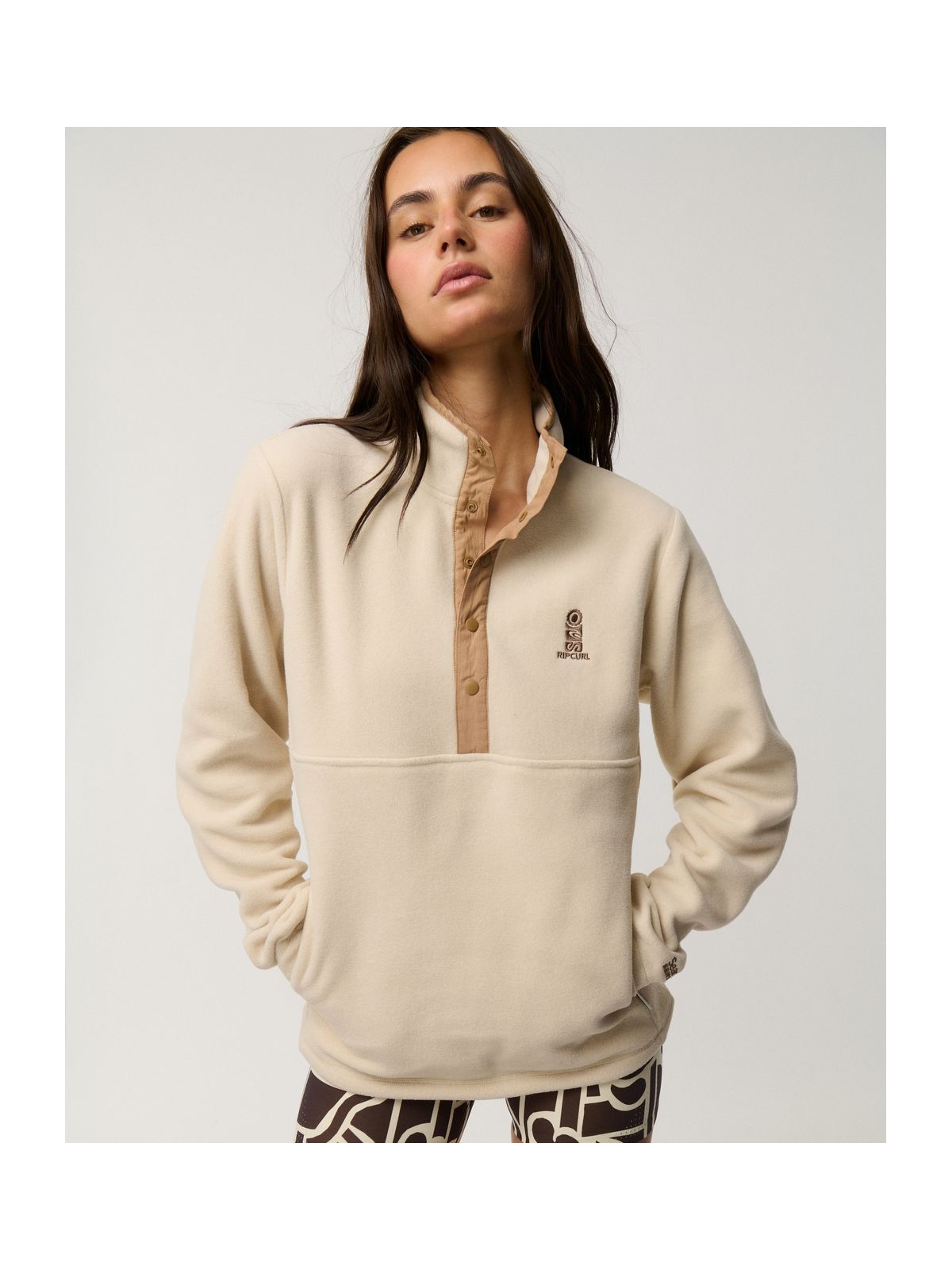 Polar damski RIP CURL S-Series Polartec Fleece piaskowy