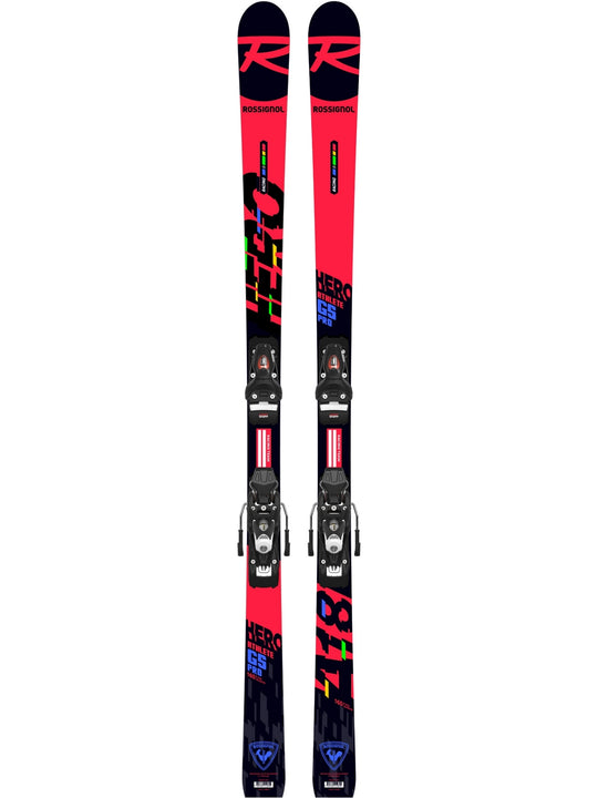 Narty ROSSIGNOL HERO ATHLETE GS PRO(R21 PRO) + wiązania LOOK SPX 10 GW B73 BLACK ICON - Adventure Sports
