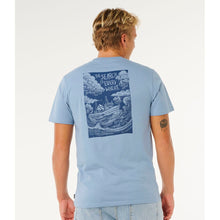 Koszulka męska RIP CURL Keep On Trucking Ss Tee niebieska
