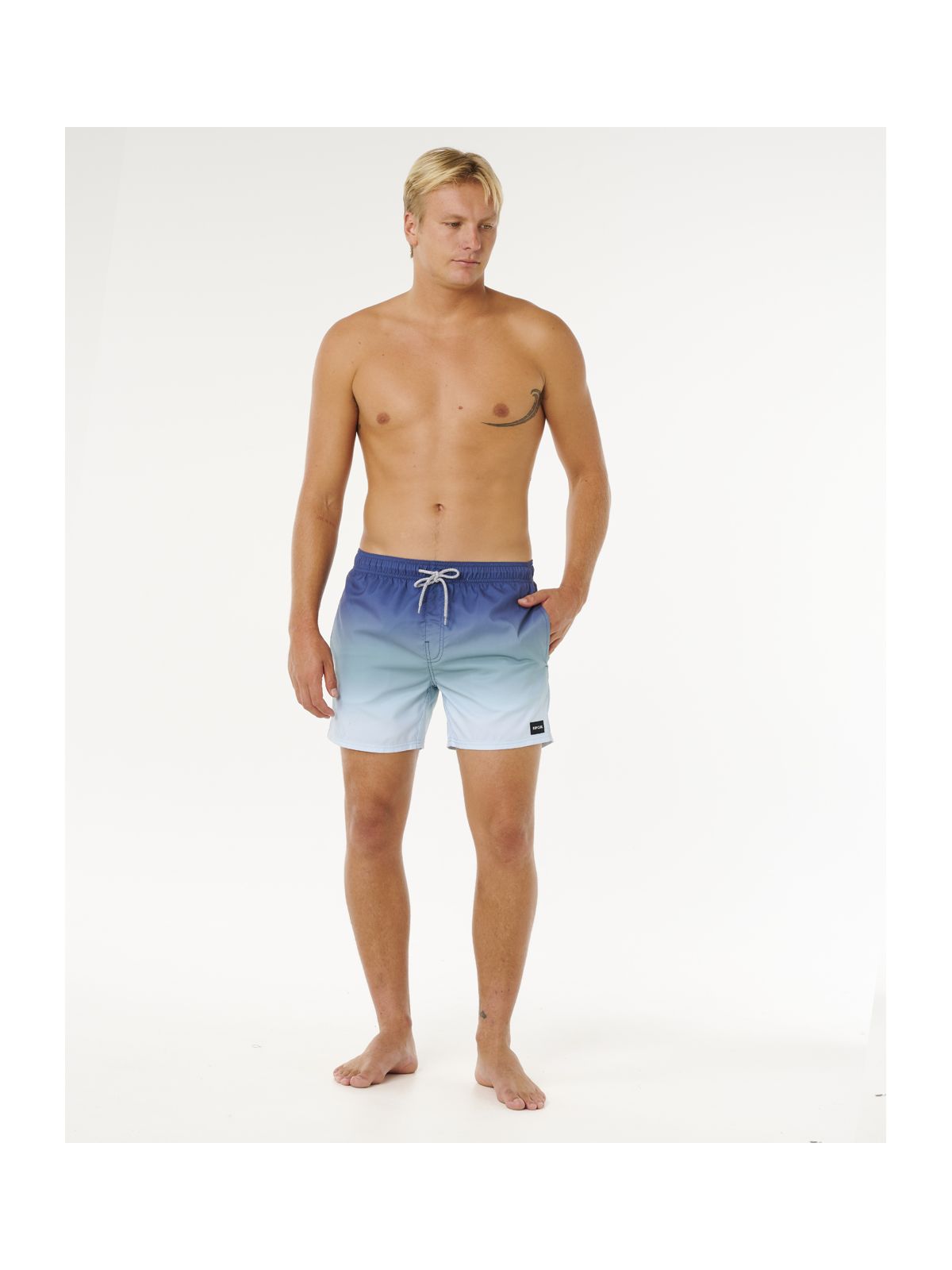 Boardshorty męskie RIP CURL Offset Fade Volley granatowe