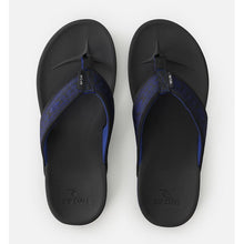 Japonki plażowe męskie RIP CURL Raw Energy Bloom Mid Open Toe czarne

